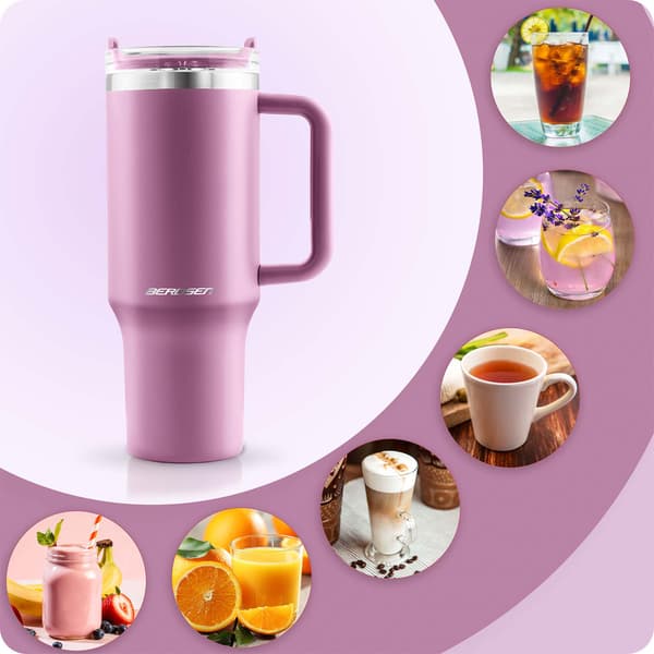 Berdsen termosmuki pillillä 1180 ml pinkki