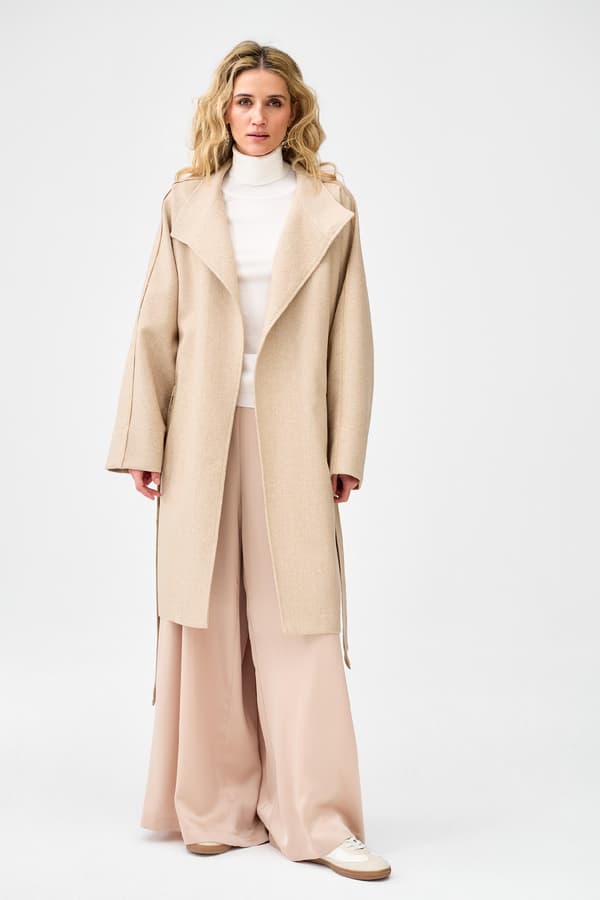 Emma Beige Damefrakke 40/42