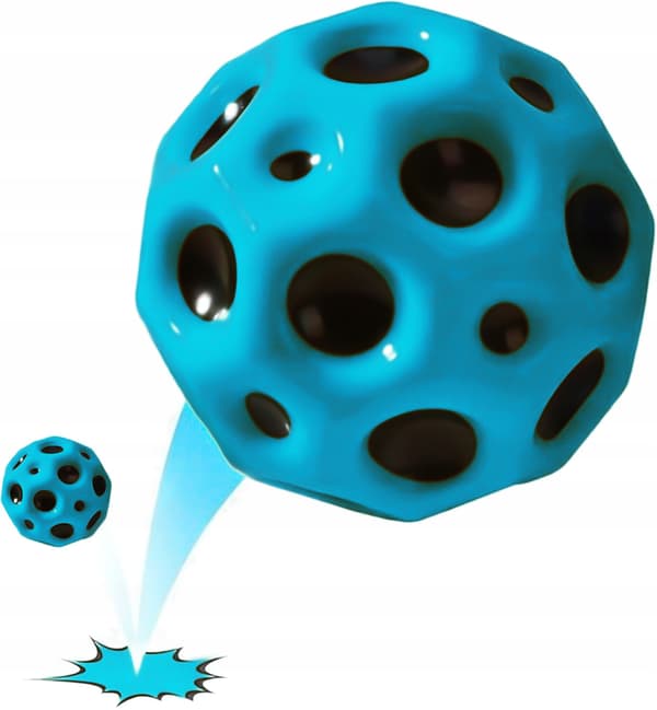 Galaxboll springende meteor rumkugle 7 cm