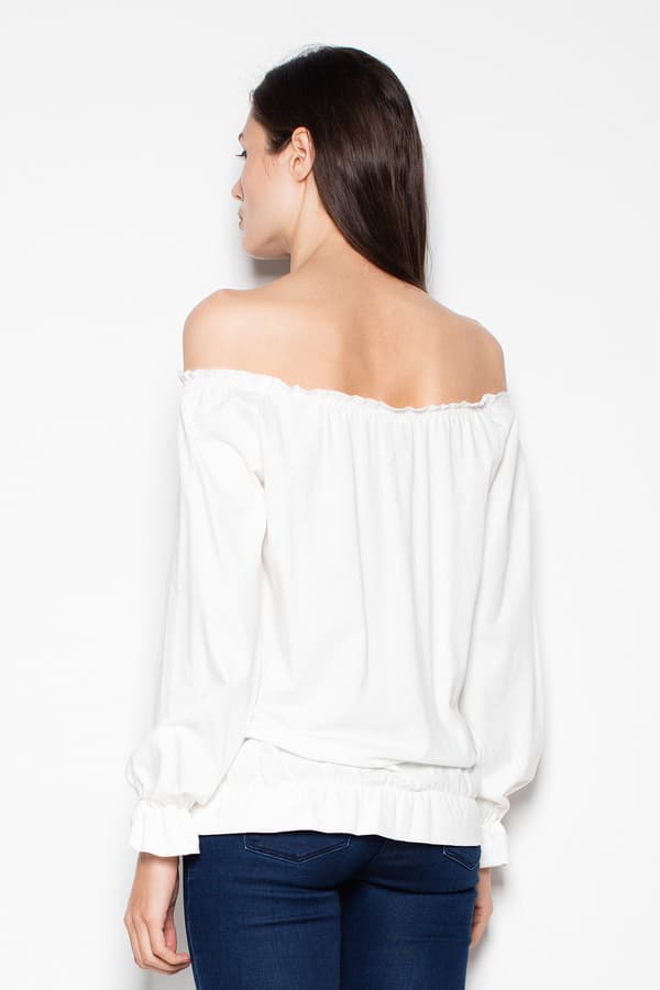 VT012 bluse ecru str. M