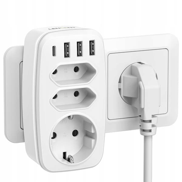 LENCENT 7-i-1 USB-kontaktadapter