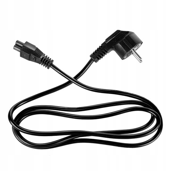 Maclean Cloverleaf strømkabel, 3-benet, EU-stik, 1,5 m, MCTV-857