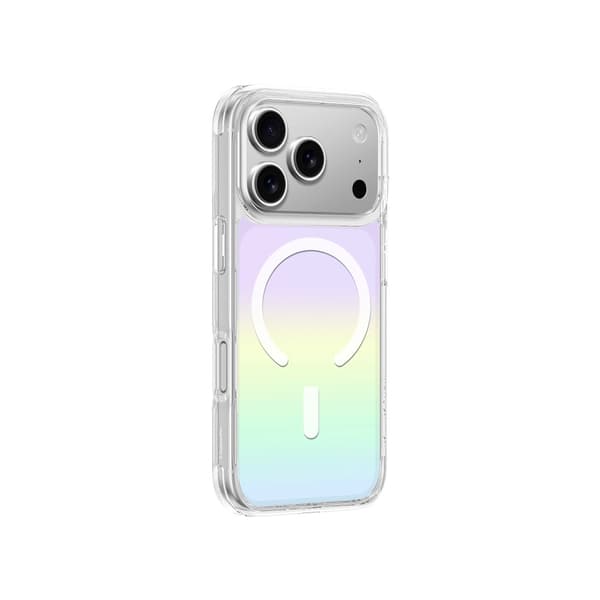 iPhone 17 Pro Minimal Mag MagSafe-skal – Regnbåge