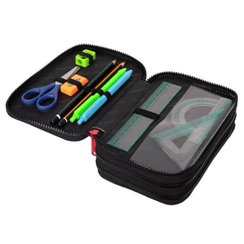 Trippeldäckarpennfodral med utrustning CoolPack Jumper 3 BEAR