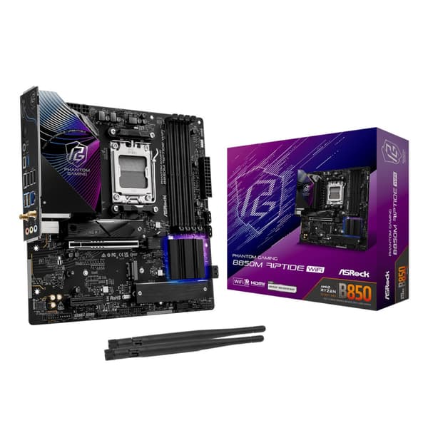 ASRock B850M Riptide WiFi bundkort