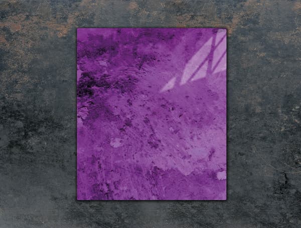 SKÄRBRÄDA I GLAS 45x52 LILA