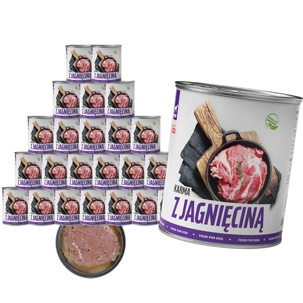 TUF TUF våtfoder för hundar med lamm, 24x800g