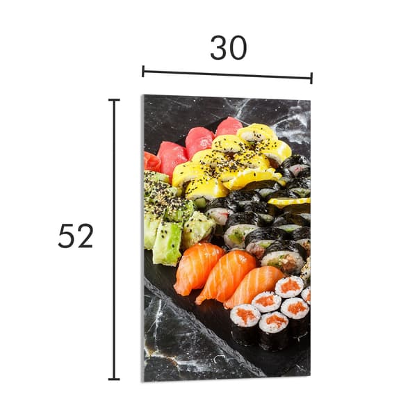SKÄRBRÄDA I GLAS 30x52 Sushi