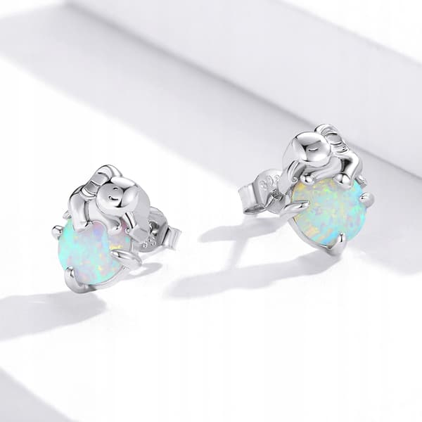Pendientes de plata Pendientes de elefante Plata S925