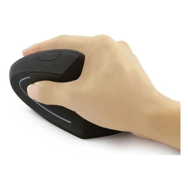 Techly 2,4 GHz RF USB trådlös vertikal mus 1600 dpi optisk