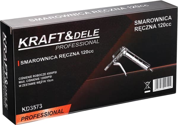 120cc håndfedtpresse med solid konstruktion | Kraft&Dele