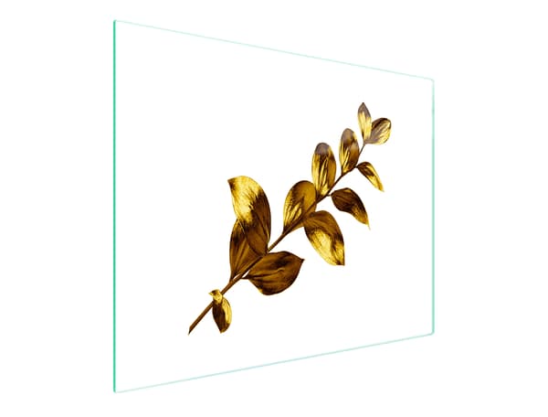 GLAS SKÆREBRÆT 52x30 GULD