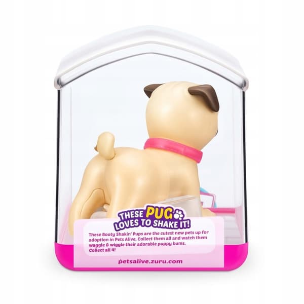 ZURU ALIVE BOOTY SHAKING PUPS Interaktiv Mops Hundefigur