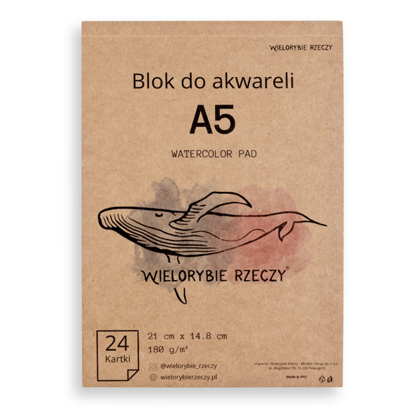 A5 akvarelpapir til akvarelmaling