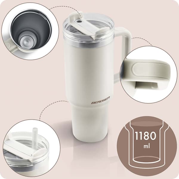 Berdsen termosmuki pillillä 1180 ml kerma