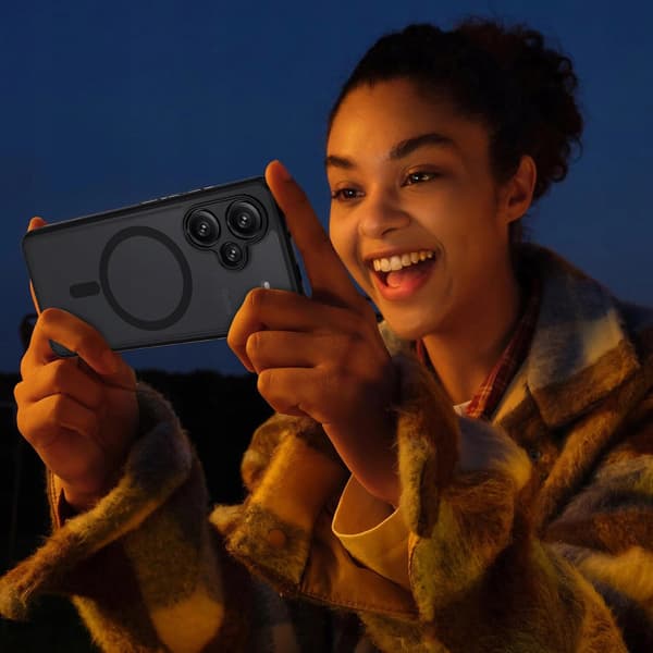 Magsafe-skal mat sort til Xiaomi Redmi Note 13 Pro Plus 5G