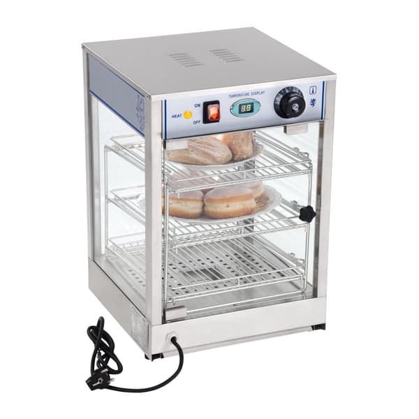 Lämmitetty vitriini 850W, leveys 35,5cm