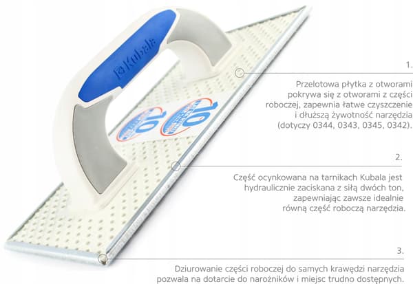 KUBALA Paca rasp til polystyren 18x40cm 0345