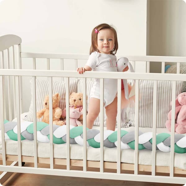 Ricokids 3m sengeseng - mintgrå