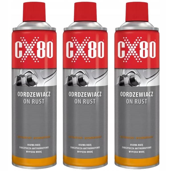 CX80 ON RUST Rustbeskyttelsesspray til metalskruer 0,5x3