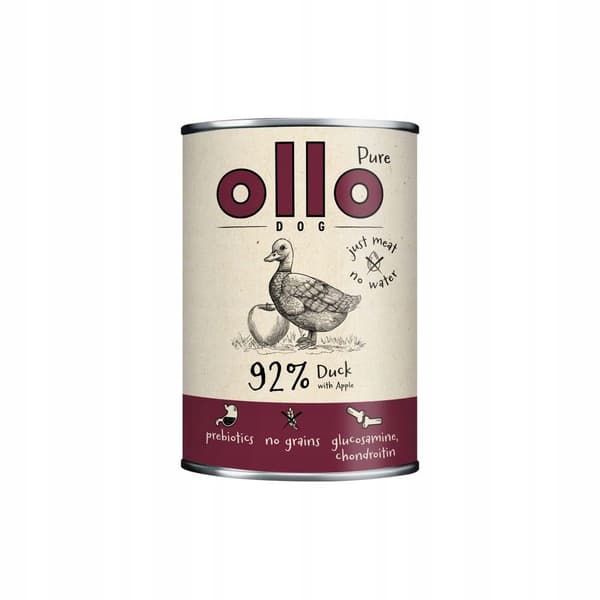 Ollo Pure And med Æble 8x400g