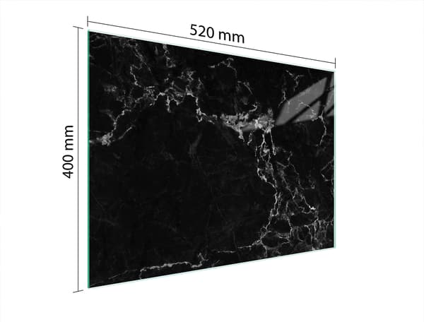 GLASSKÆREBRÆT 52x40 MARMOR