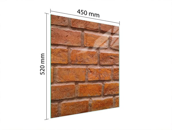 SKÄRBRÄDA I GLAS 45x52 TEGELMASSA