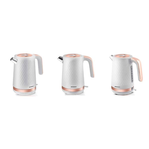 Vattenkokare 1,7l Berdsen BD-705 vit och koppar