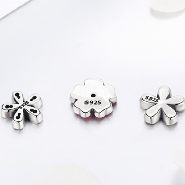 Pandora Blomhalsband Berlocker Silver S925