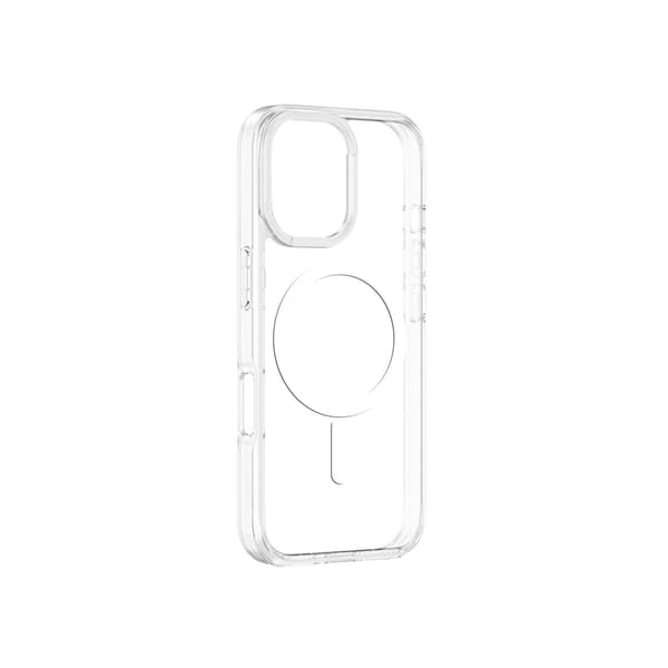 Silikonskal med magnetisk ring för iPhone 16 - transparent
