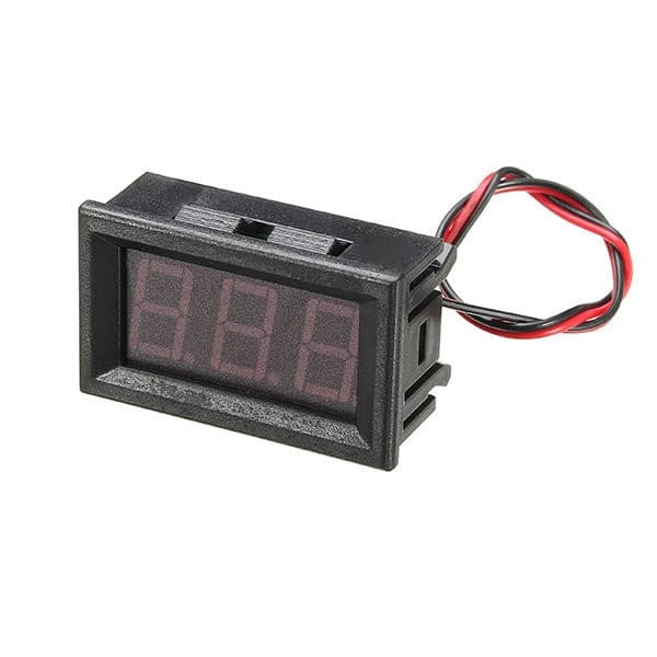 PANEELI-LED-JÄNNITEMITTARI 5V - 99V DC PUNAINEN