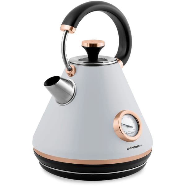 Vattenkokare med termometer 1,7L Berdsen BD-701 grå