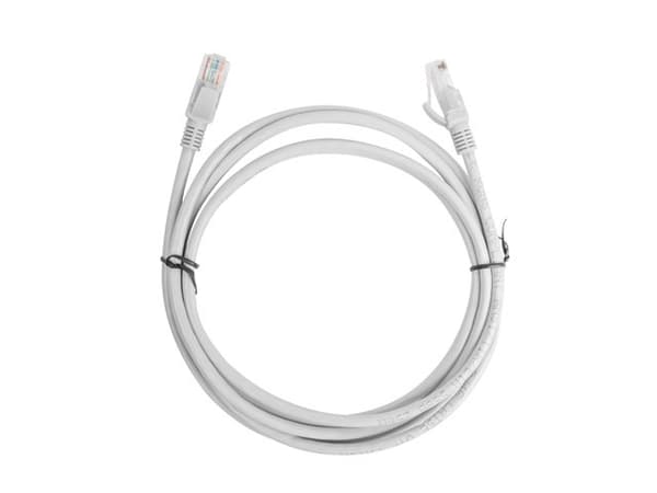 Lanberg UTP Cat.5e -kytkentäkaapeli, 2 m, harmaa, 10 kpl