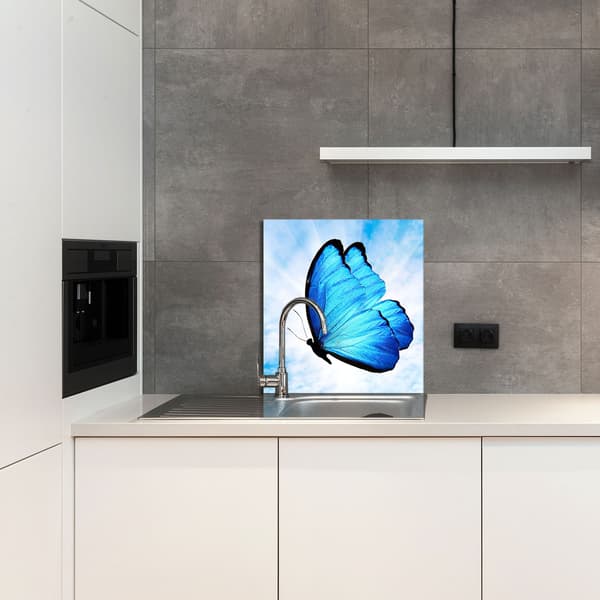 KEITTIÖN LASIPANEELI 60x65 Butterfly