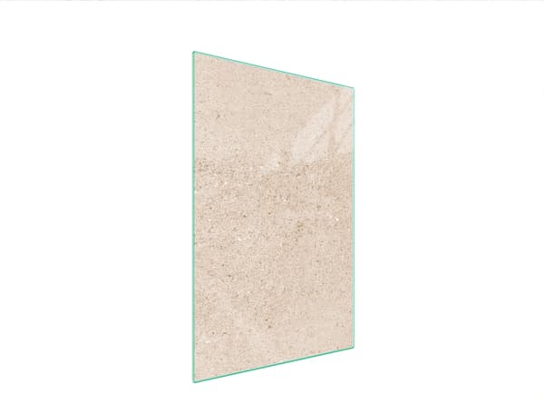 SKÄRBRÄDA I GLAS 35x52 BEIGE