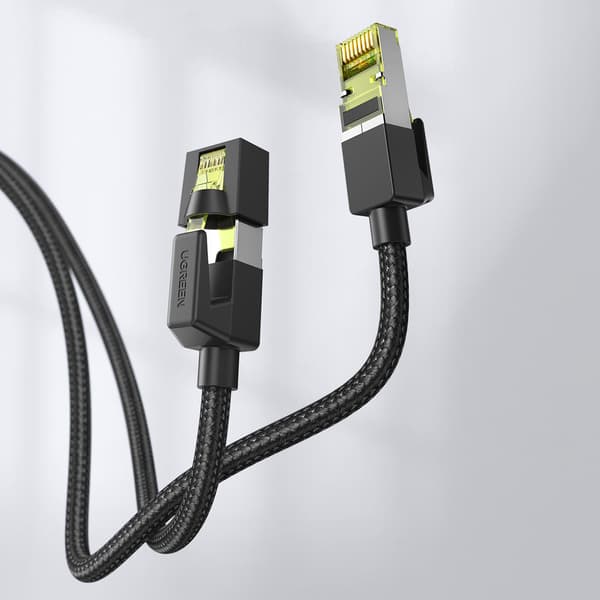 Ethernet-patchkabel RJ45 Cat 7 10 Gbps 3m - Sort