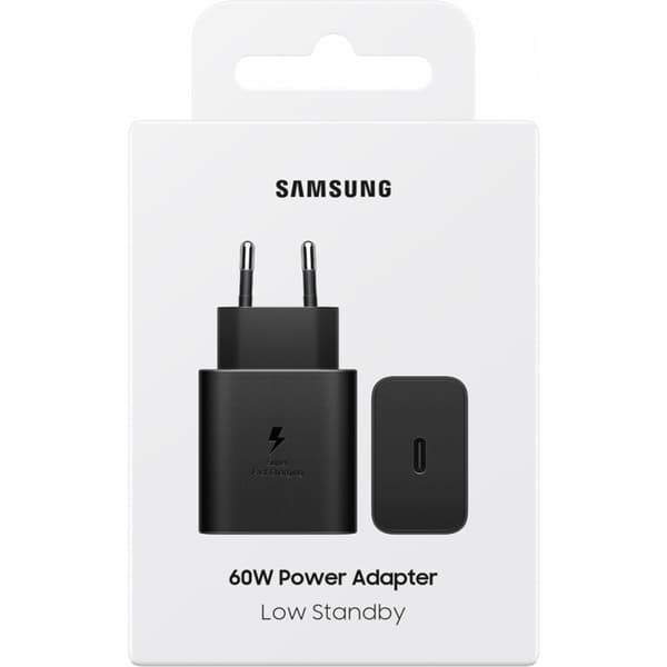 Samsung USB-C 60W 3A Vægoplader - Sort