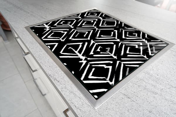 SKÄRBRÄDA I GLAS 52x30 MÖNSTER