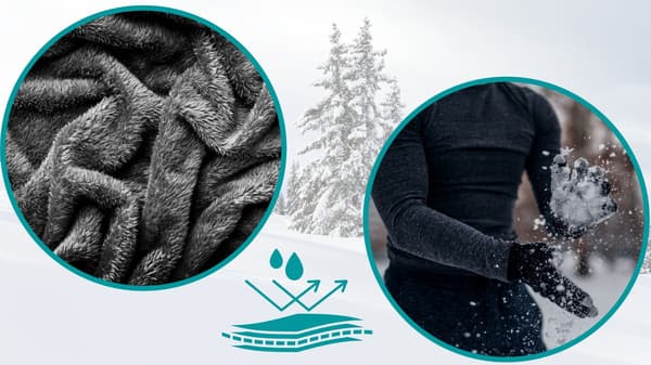 TERMOAKTIVA VINTERPEKSKÄRMSHANDSKAR