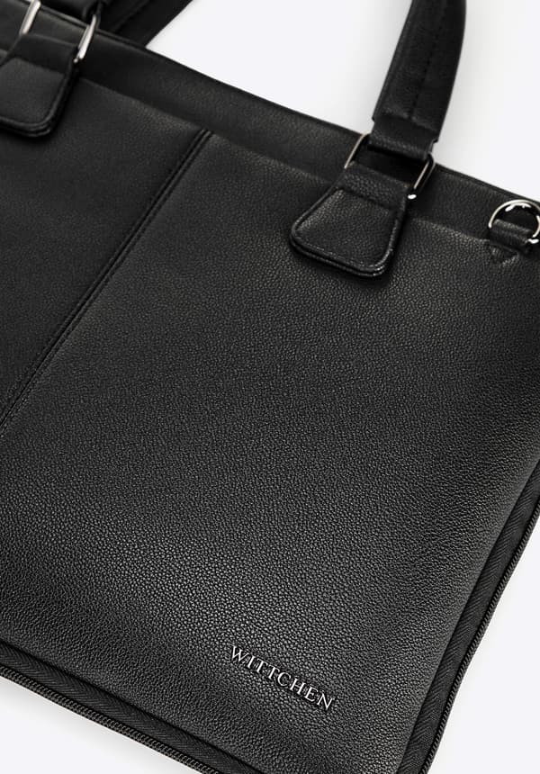 Wittchen Herre 14,5" Laptoptaske i Sort Kunstlæder