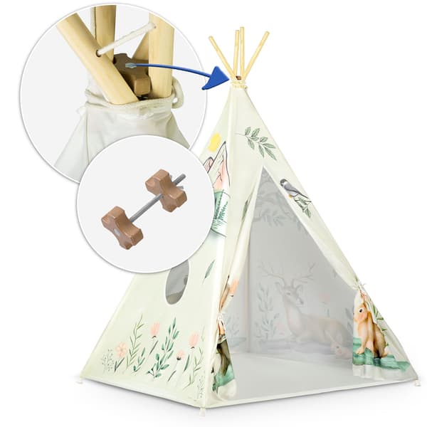 Nukido tipitält för barn - beige