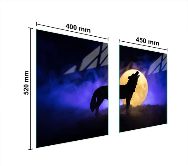 GLASSKYDDSPLÅT FÖR SPIS 85x52 WILK