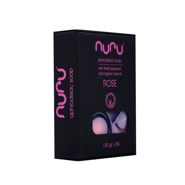 Nuru Rose Afrodisiakumsæbe 100 gr