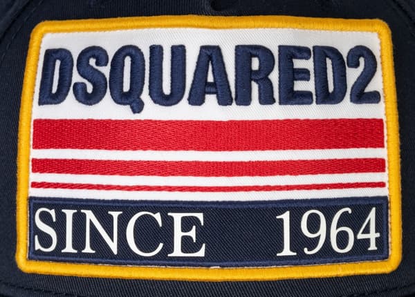 DSQUARED2-logotyp marinblå basebollkeps