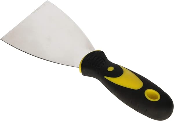 Spatel i polerat rostfritt stål 80 mm - 2 st.