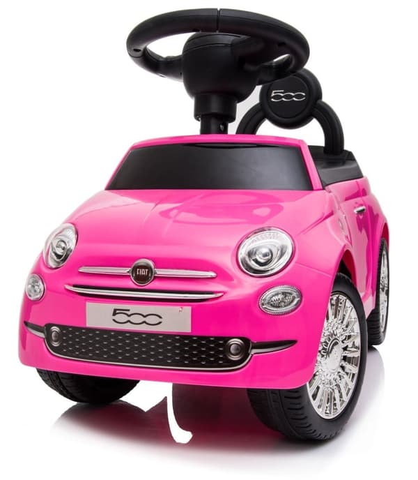 Fiat 500 gåstol rosa