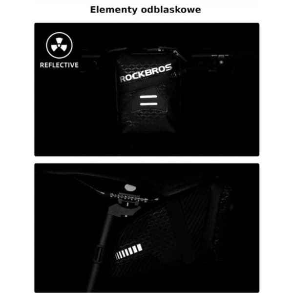 ROCKBROS sadeltaske (C29-BK) sort