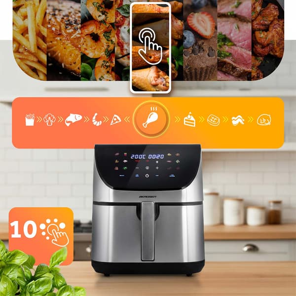 Airfryer 8l Berdsen 1700W BD-659 silver