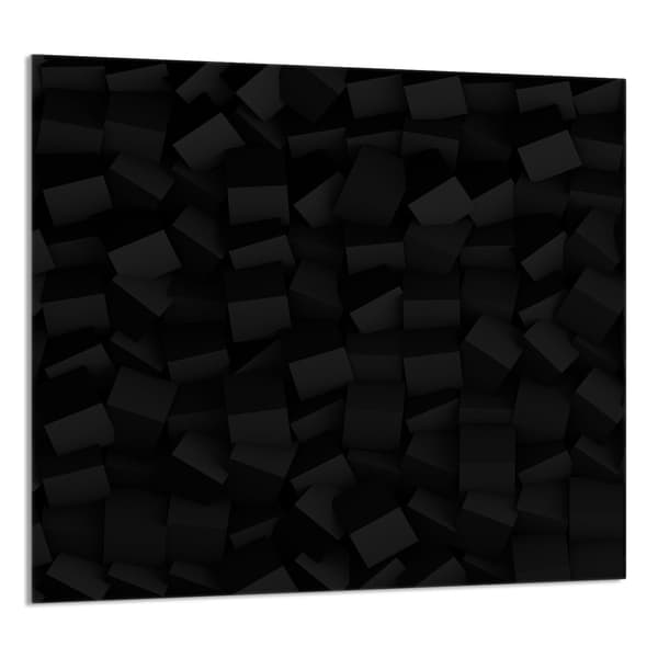 KEITTIÖN LASIPANEELI 65x60 MUSTA