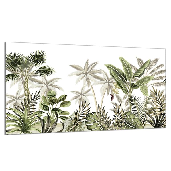 Glasskydd för spishäll 90x52 blad